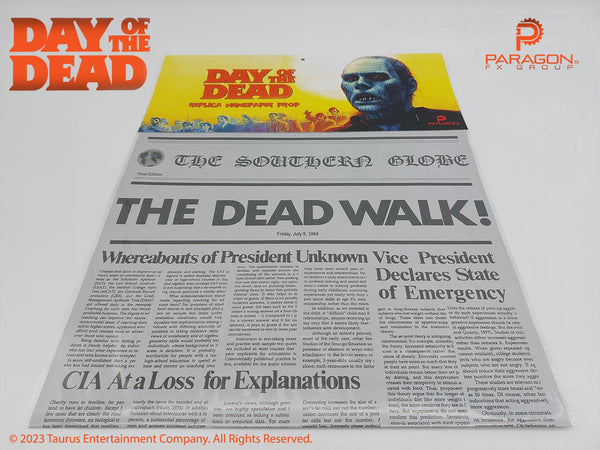 The Dead Walk Newspaper