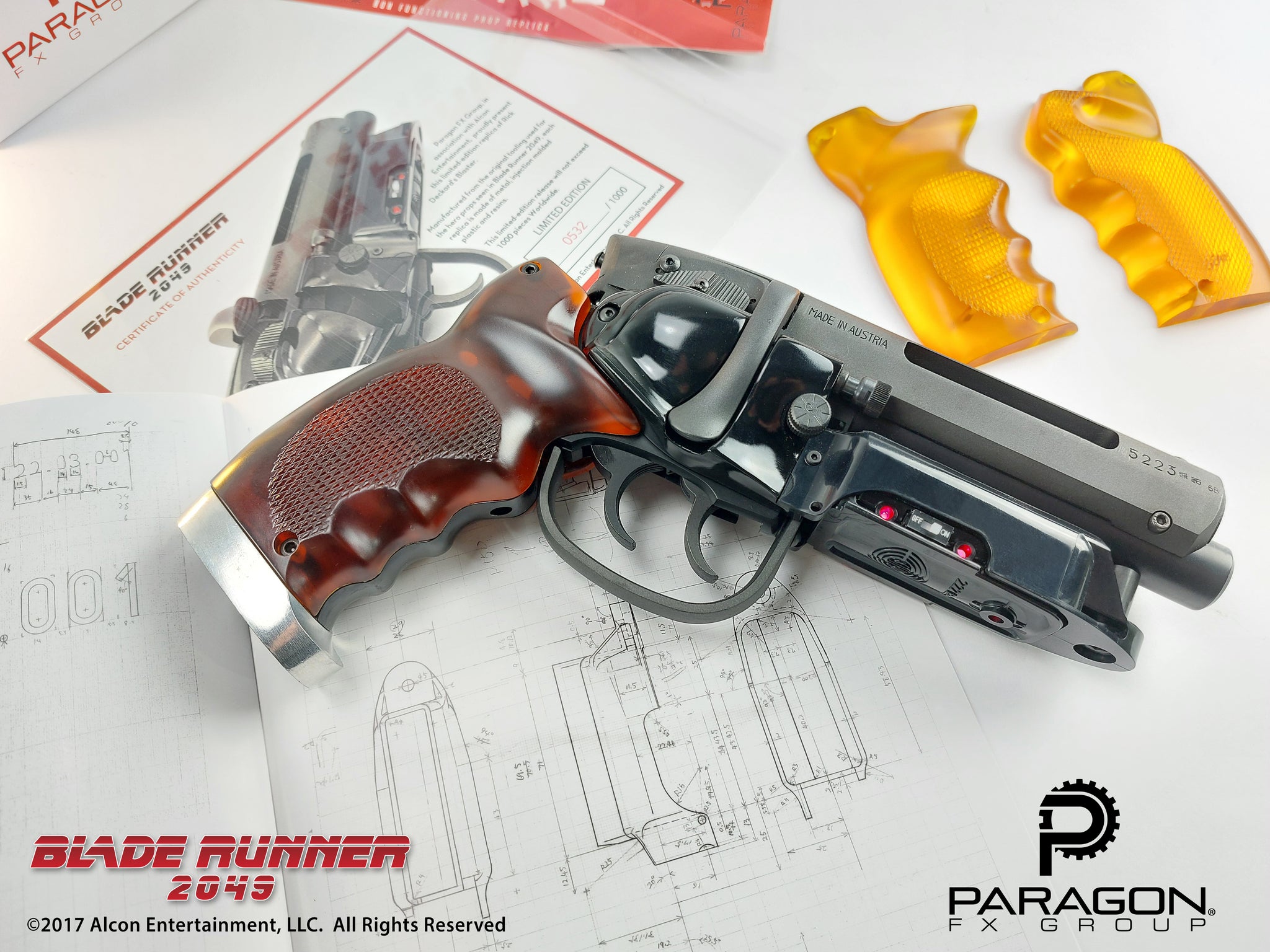 BLADE RUNNER ブレードランナー 2049 レプリカ replica Deckard's Hero (Elite) Blaster Prop Replica by Paragon FX Group