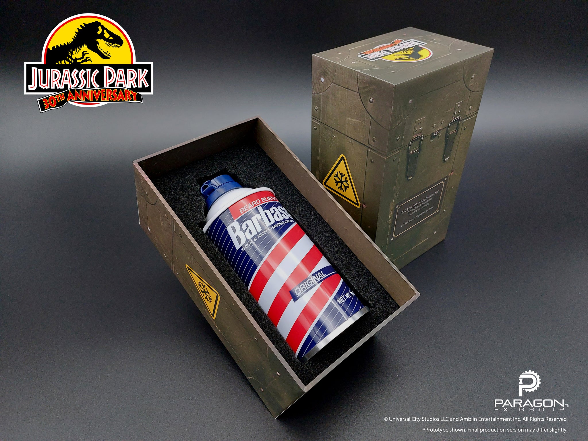 Jurassic Park Cryogenics Canister | Officially Licensed | Buy Cryo Can –  Paragon FX Group