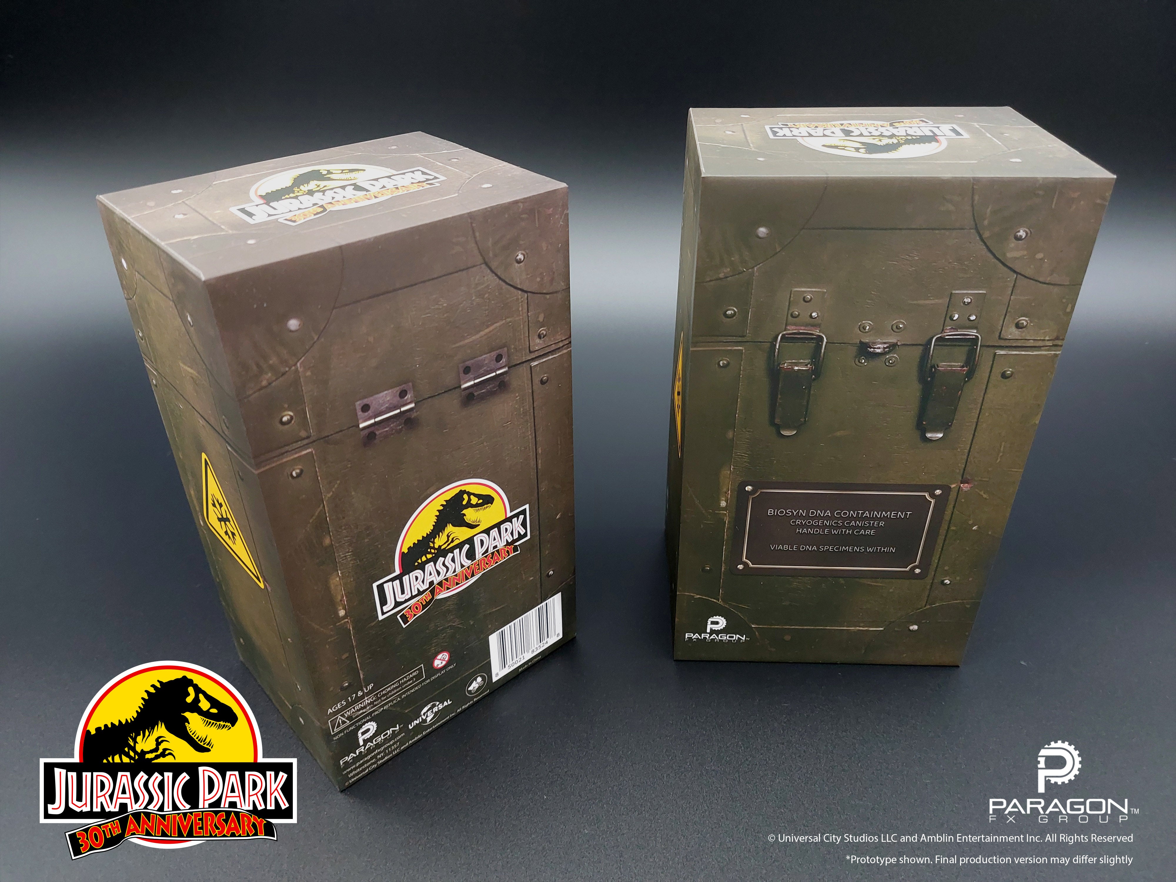 Jurassic Park Cryogenics Canister | Officially Licensed | Buy Cryo