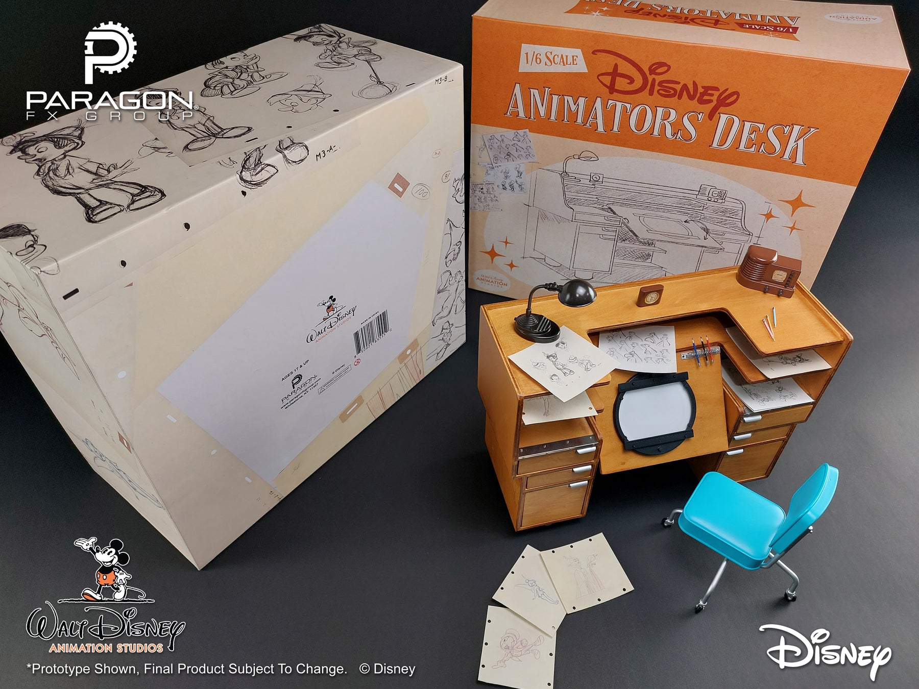 Desktop Animation Table Classic Disney Animation Desk – Paragon FX Group