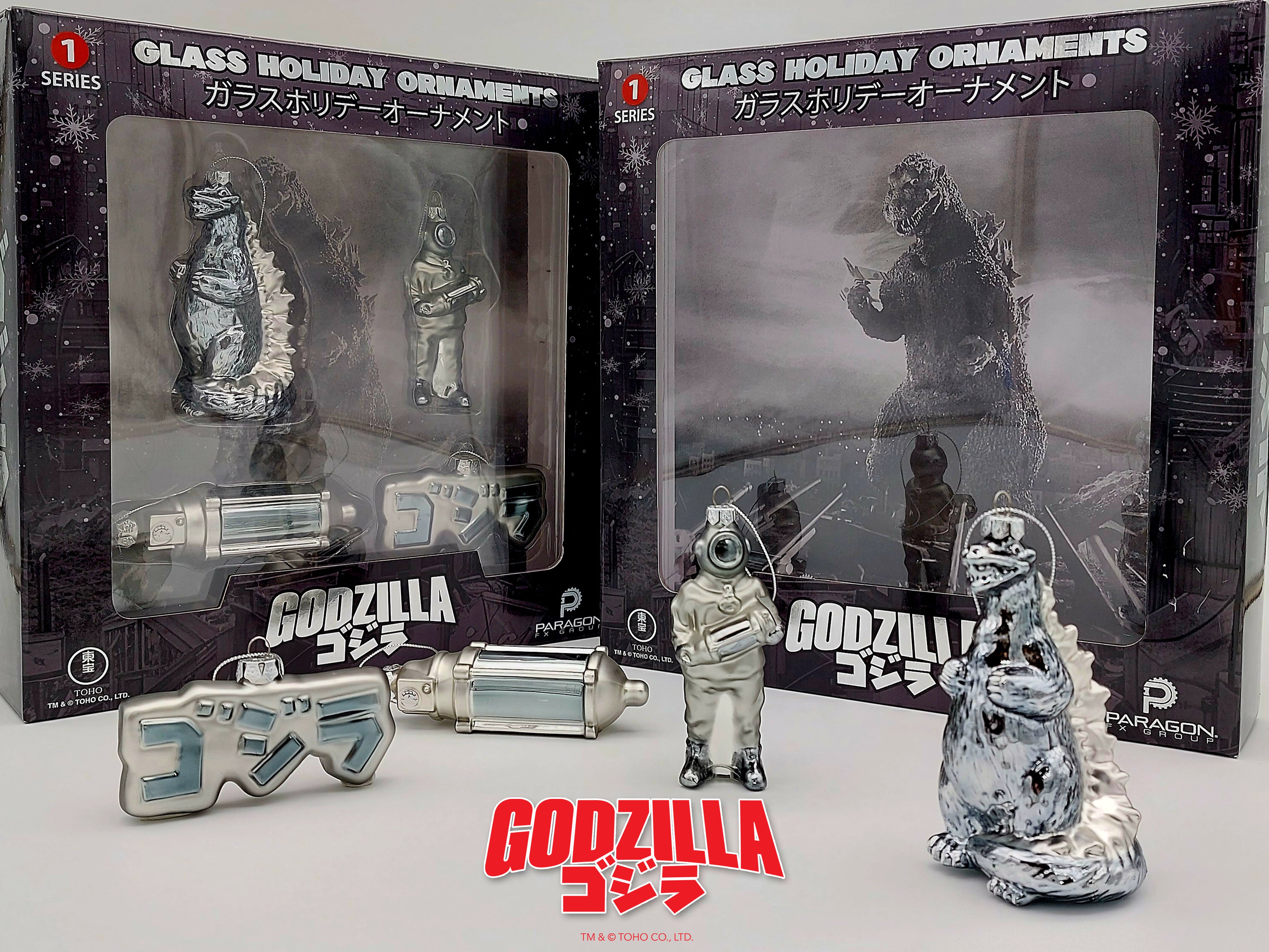 ゴジラミニチュアガラス細工フィギュア　Godzilla glass　figure Godzilla Glass Ornaments Series 1 – Paragon FX Group