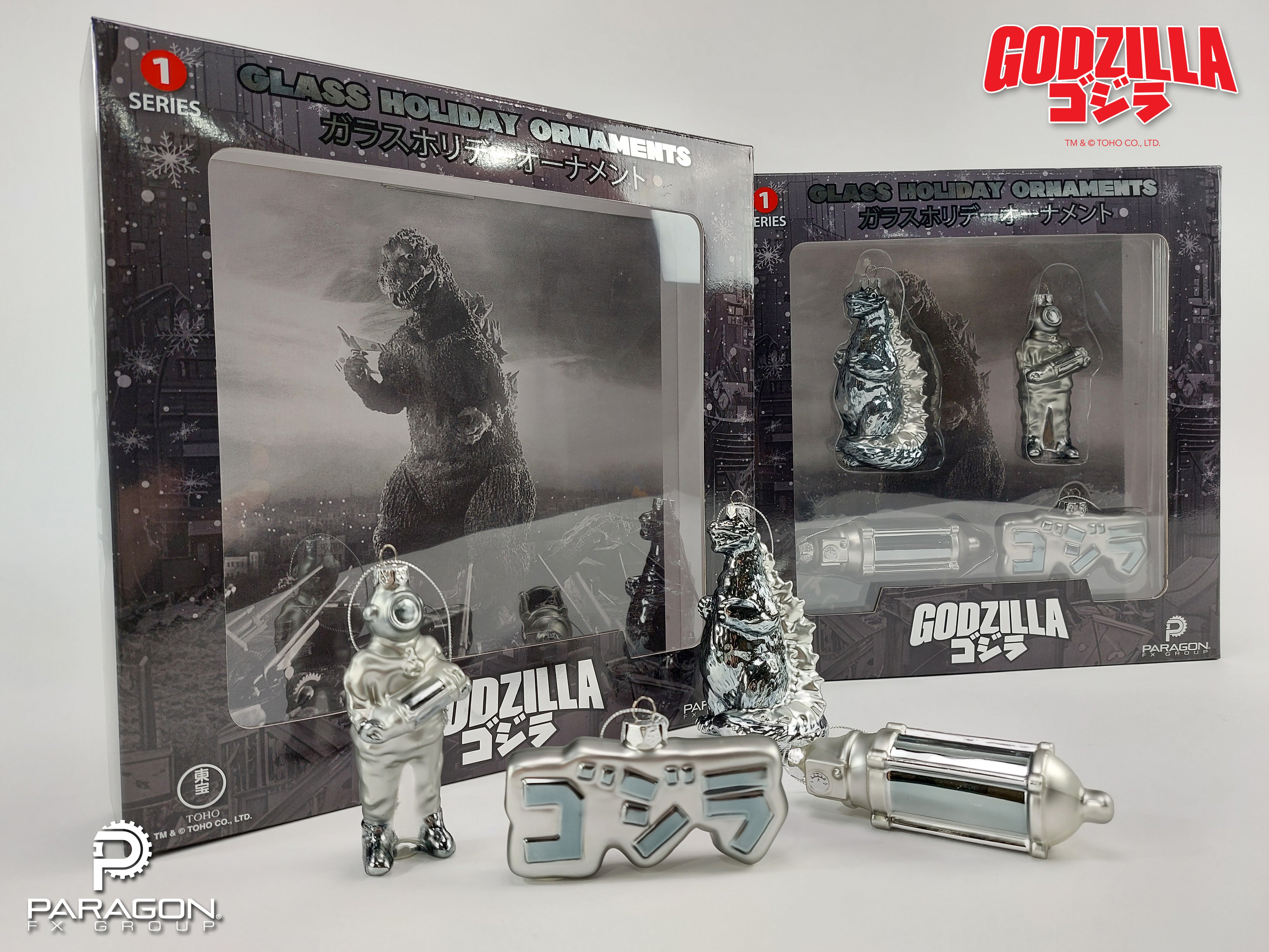 Godzilla Glass Ornaments Series 1 – Paragon FX Group