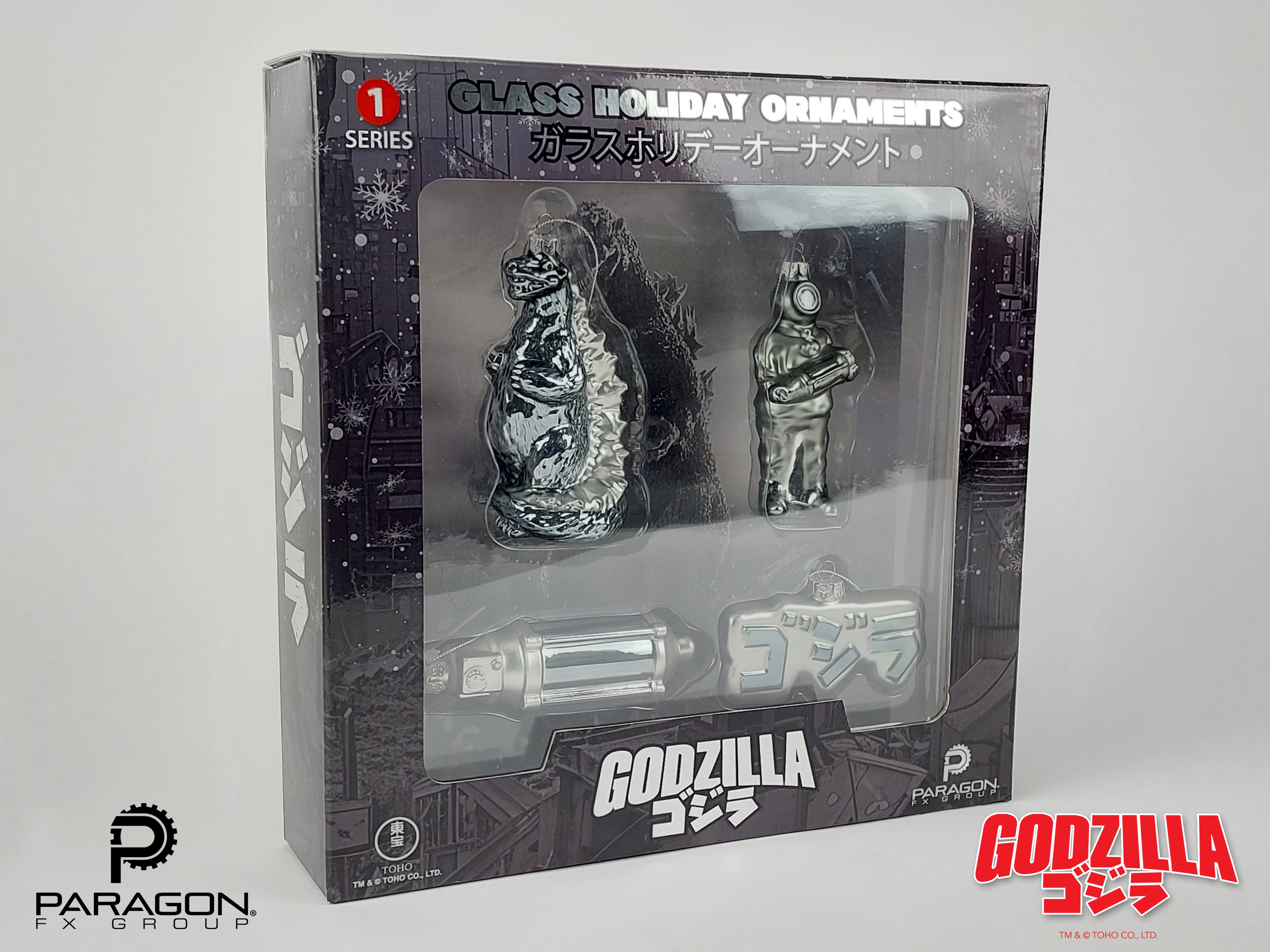 ゴジラミニチュアガラス細工フィギュア　Godzilla glass　figure Godzilla Glass Ornaments Series 1 – Paragon FX Group