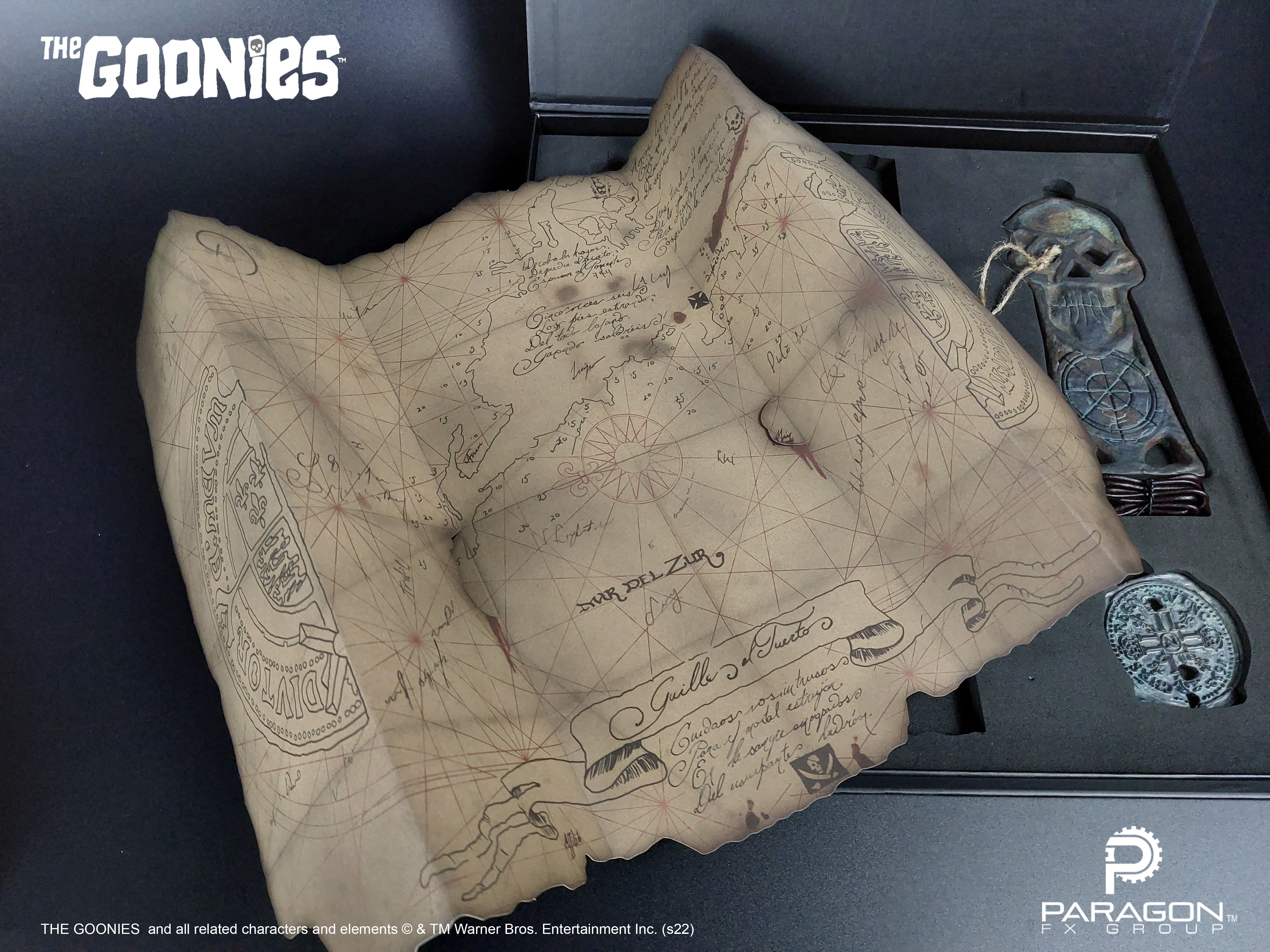 Goonies Prop Replica Key | Goonies Doubloon | Goonies Map