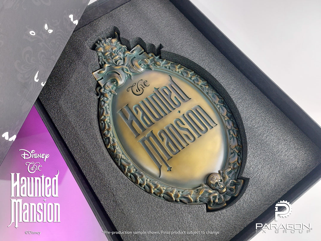 Ghost Host Haunted Mansion Plaque