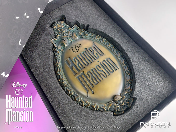 Ghost Host Haunted Mansion Plaque