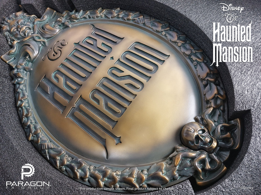 Ghost Host Haunted Mansion Plaque