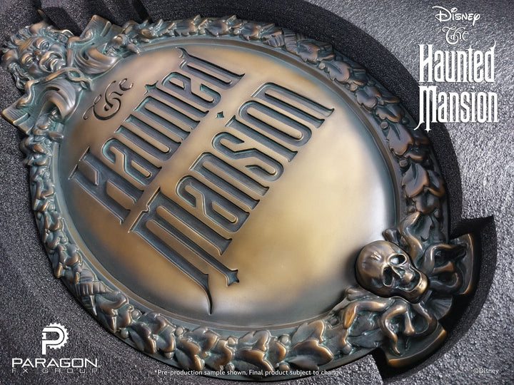 Ghost Host Haunted Mansion Plaque