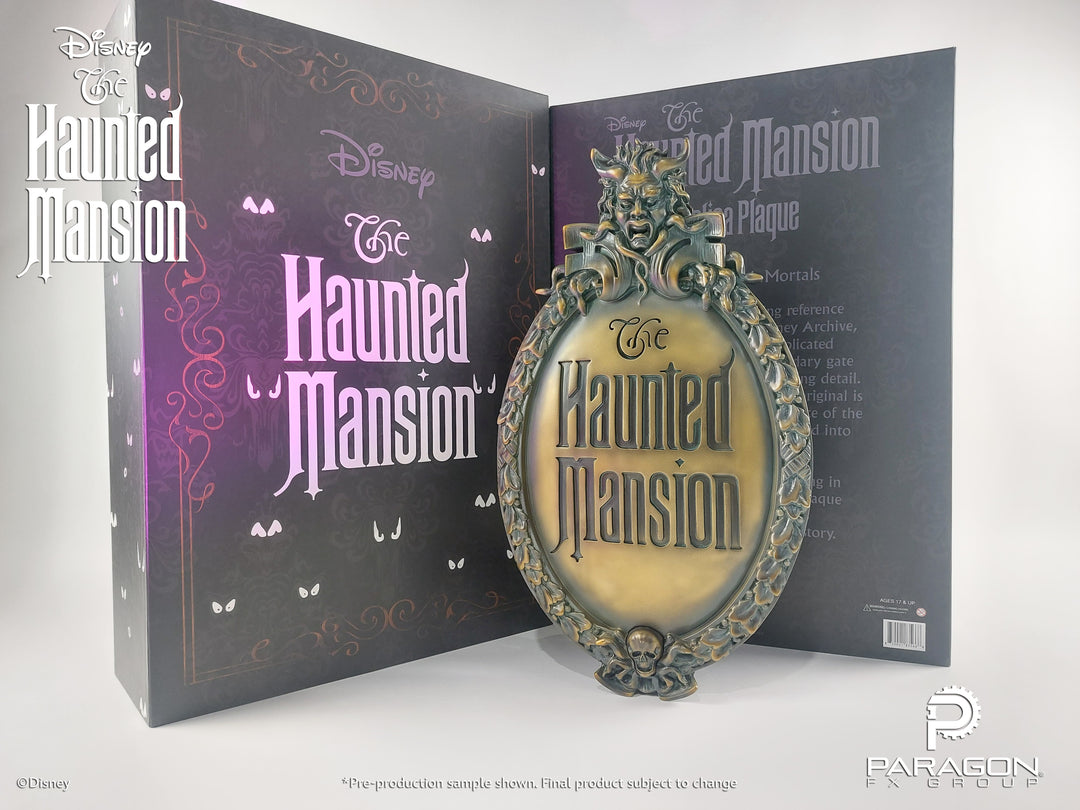 Ghost Host Haunted Mansion Plaque