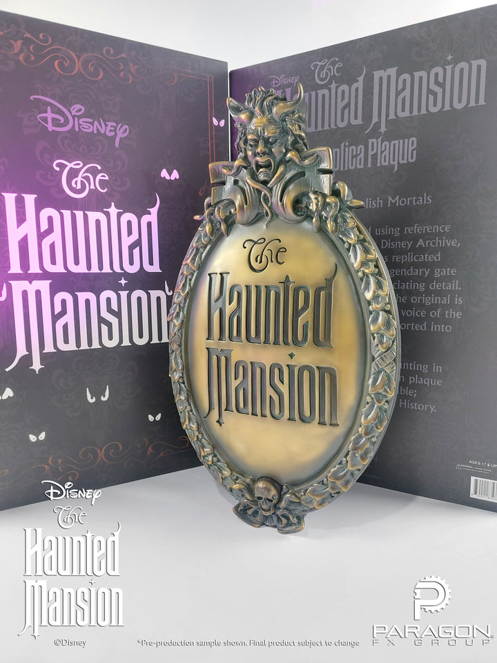 Ghost Host Haunted Mansion Plaque