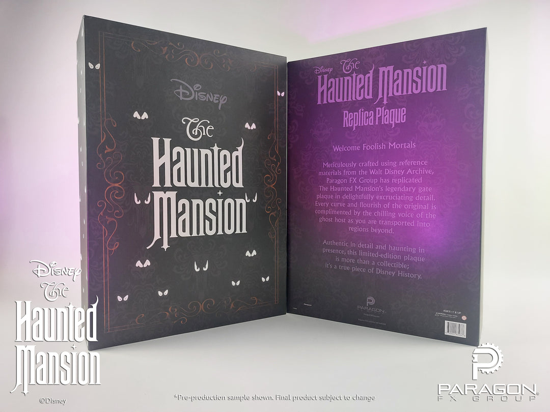 Ghost Host Haunted Mansion Plaque