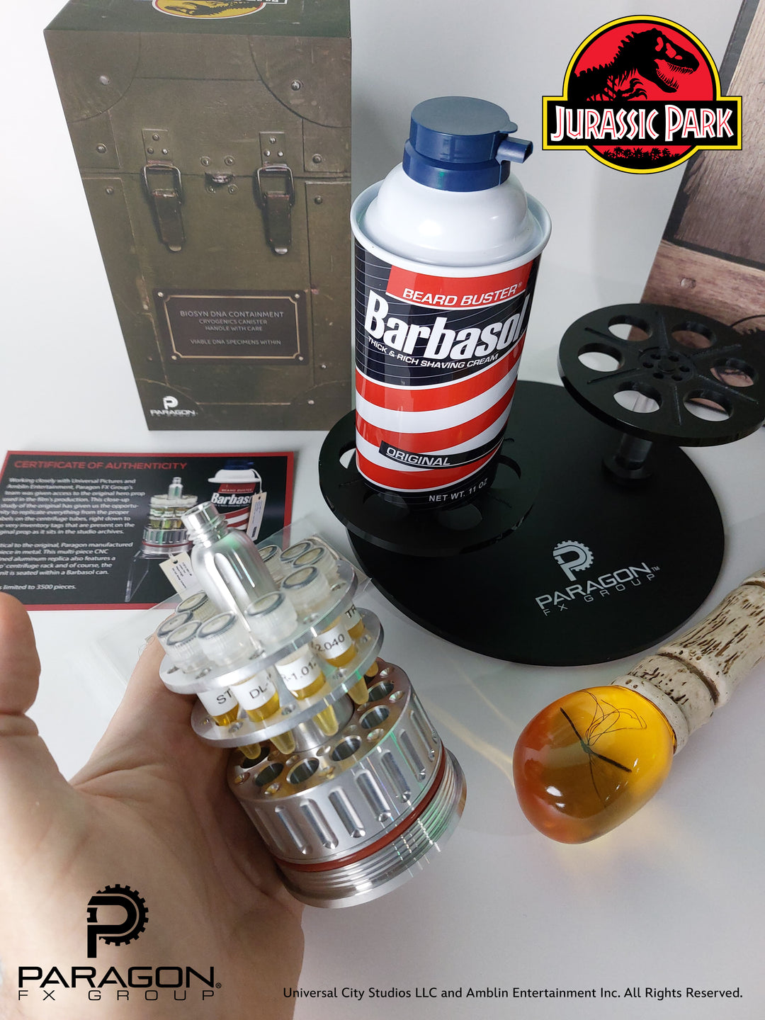Jurassic Park Cane and Cryo Bundle