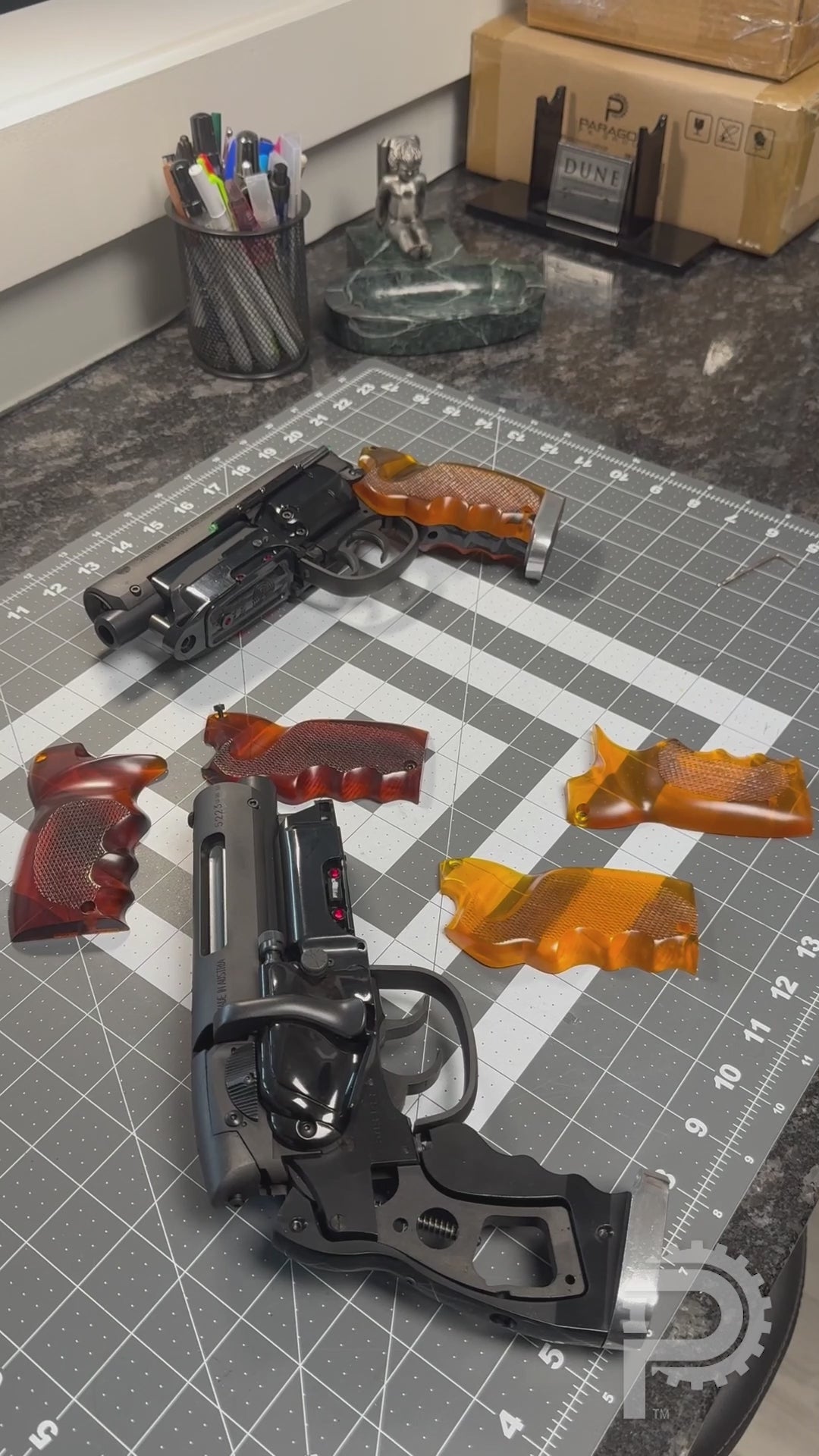 Deckard's Hero (Elite) Blaster with Installed Root Beer Grips