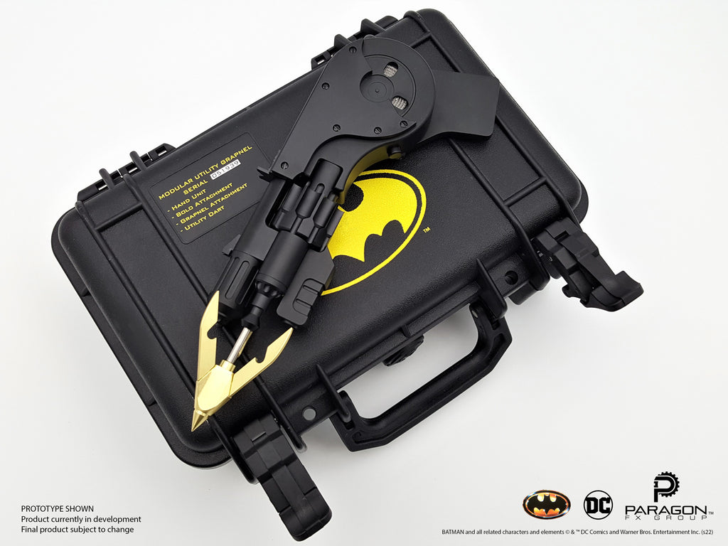 Always wanted a working Batman (1989) grapnel gun prop. So I designed one,  completely with CO2 powered hook launcher! Does it actually work? Guess  we'll find out soon enough! : r/geek